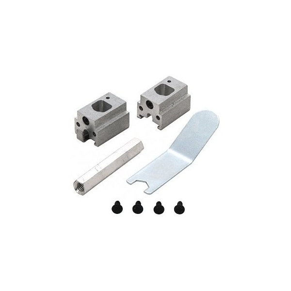 Dark Bronze Hurricane Impact Door Kit for use W/ Concealed Vertical Rod Exit Devices